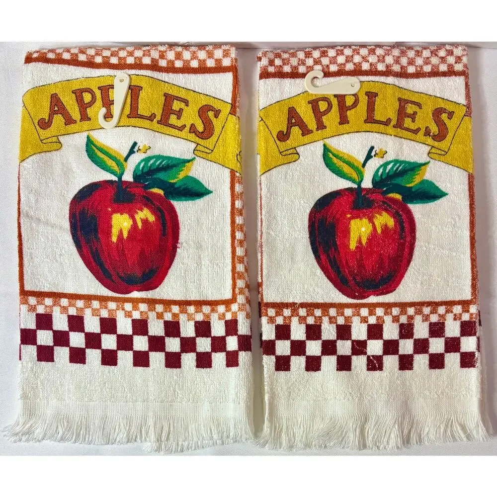 Better Homes Kitchen Classics Apples 4 Pc Kitchen Set 2 Towels 2 Oven Mitts NWT